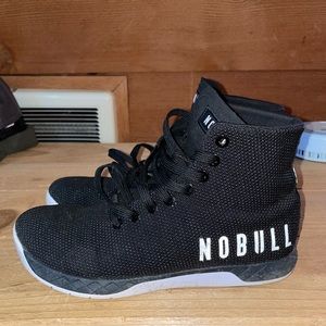 NOBULL high- top black gum trainer